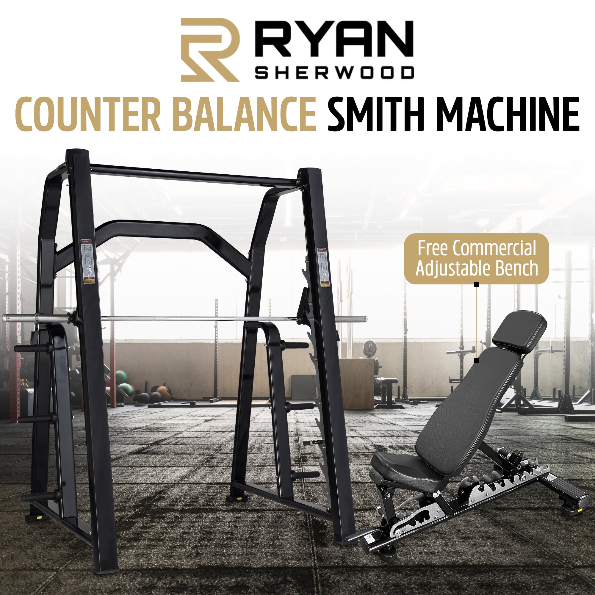 STS Counter-Balanced Smith Machine